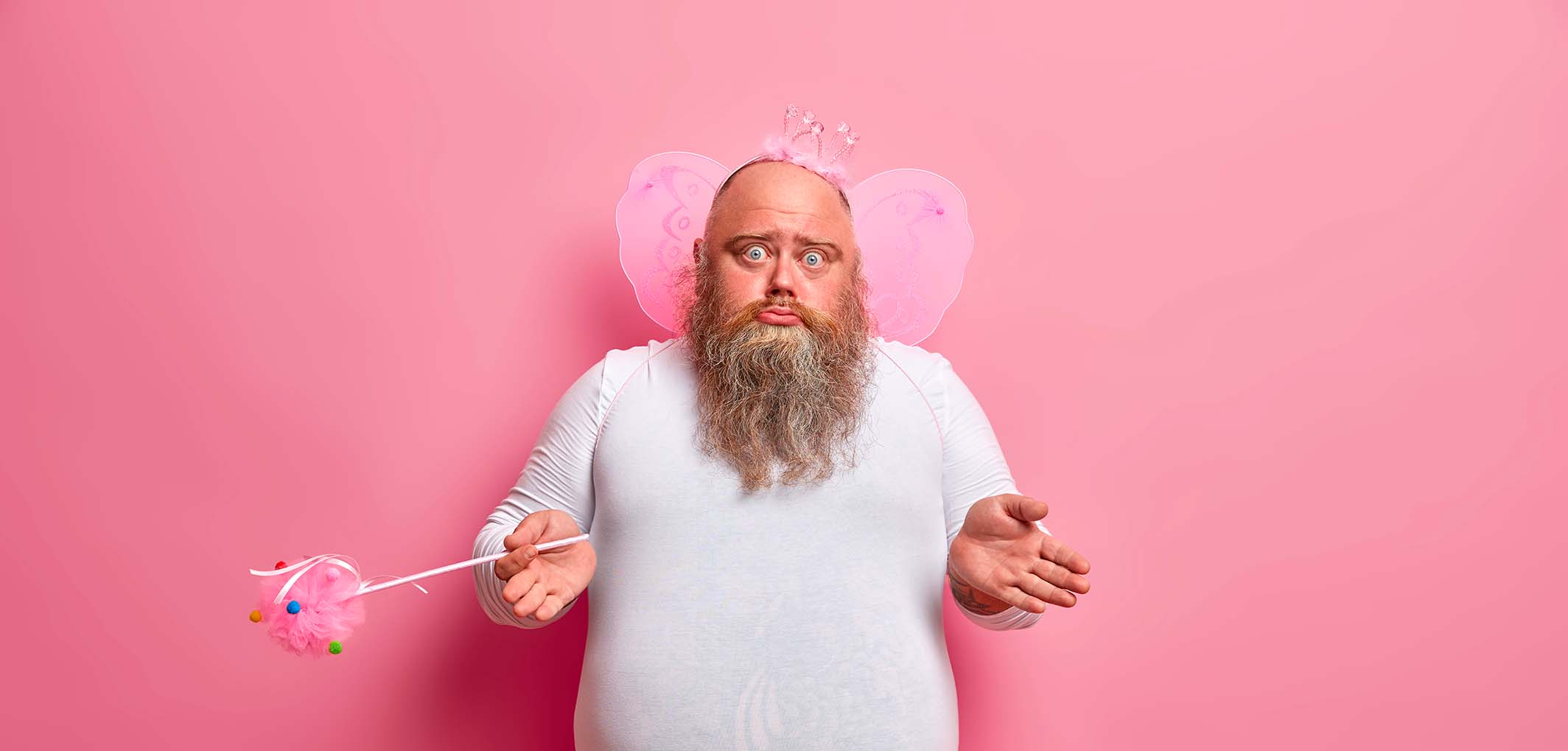 Homme fée humour couleur - Blog AE2 - Quels CMS vitrine choisir ?