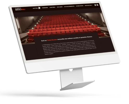 Mock up Mac site du Théâtre Beaulieu à Nantes par AE2