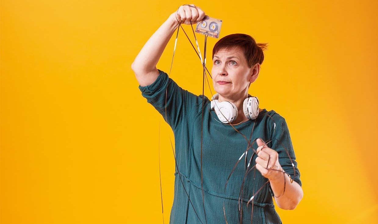 Femme bobine de cassette humour - Blog AE2 - Matomo Analytics