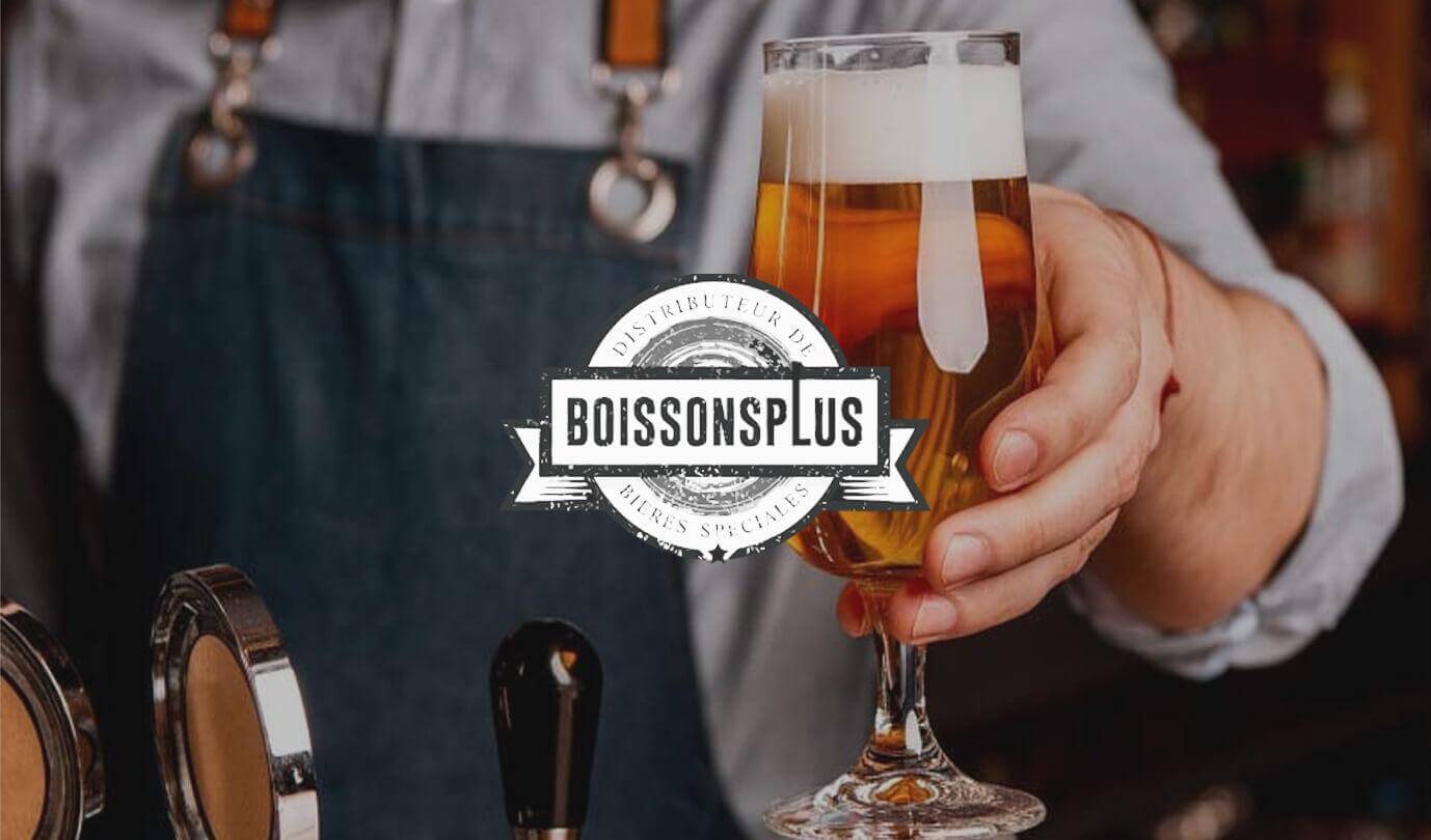 Boissonsplus - Réalisation d'un site vitrine par AE2