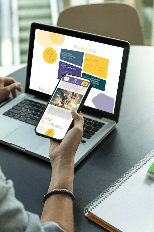 visuel mobile adarborem -site vitrine wordpress- réalisation AE2