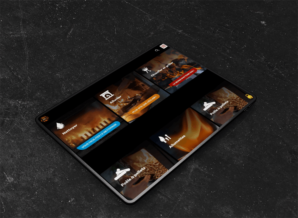 visuel tablette atout feu -site ecommerce prestashop- réalisation AE2