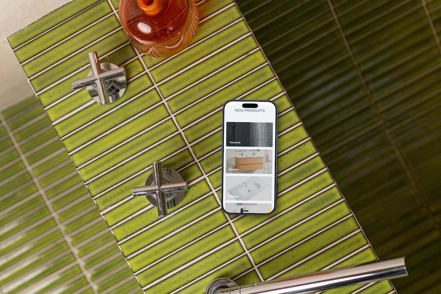 visuel mobile bain bain -site ecommerce prestashop- réalisation AE2
