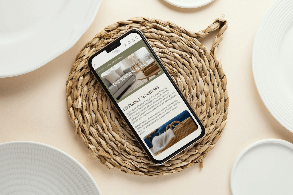 visuel mobile baolgi chic -site ecommerce prestashop- réalisation AE2