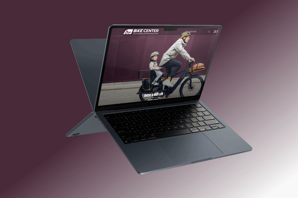 visuel ordi bike center -site vitrine WordPress- réalisation AE2