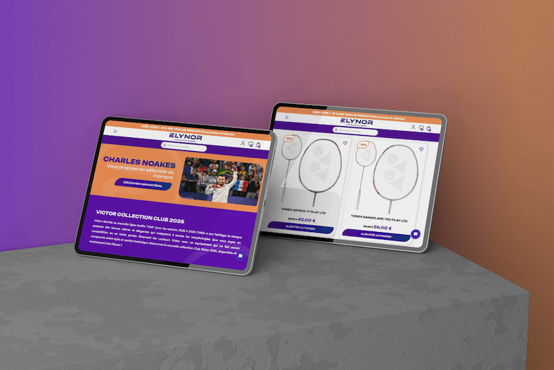 visuel tablette elynor -site ecommerce prestashop- réalisation AE2