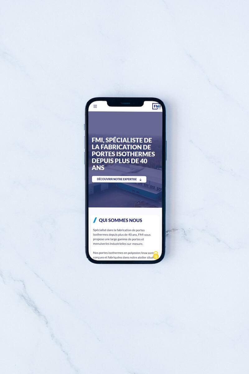 visuel mobile fmi -site ecommerce prestashop- réalisation AE2