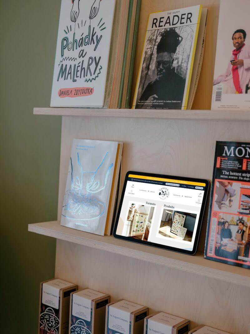 visuel tablette longue-vue -site ecommerce prestashop- réalisation AE2