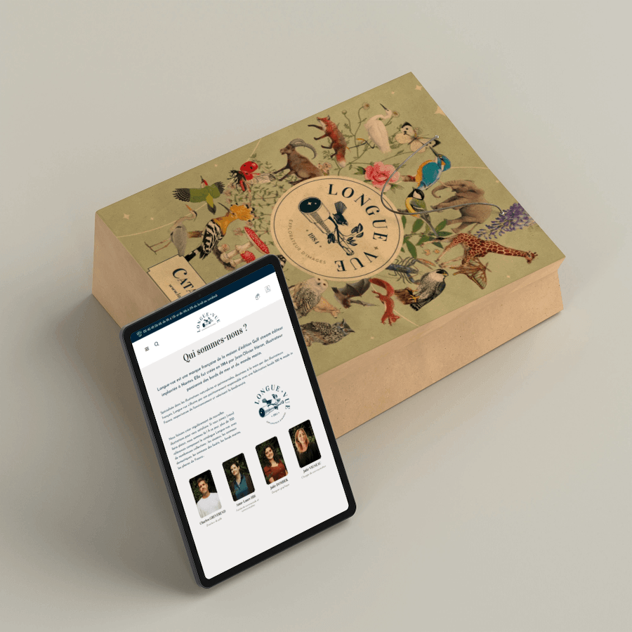 visuel tablette longue-vue -site ecommerce prestashop- réalisation AE2