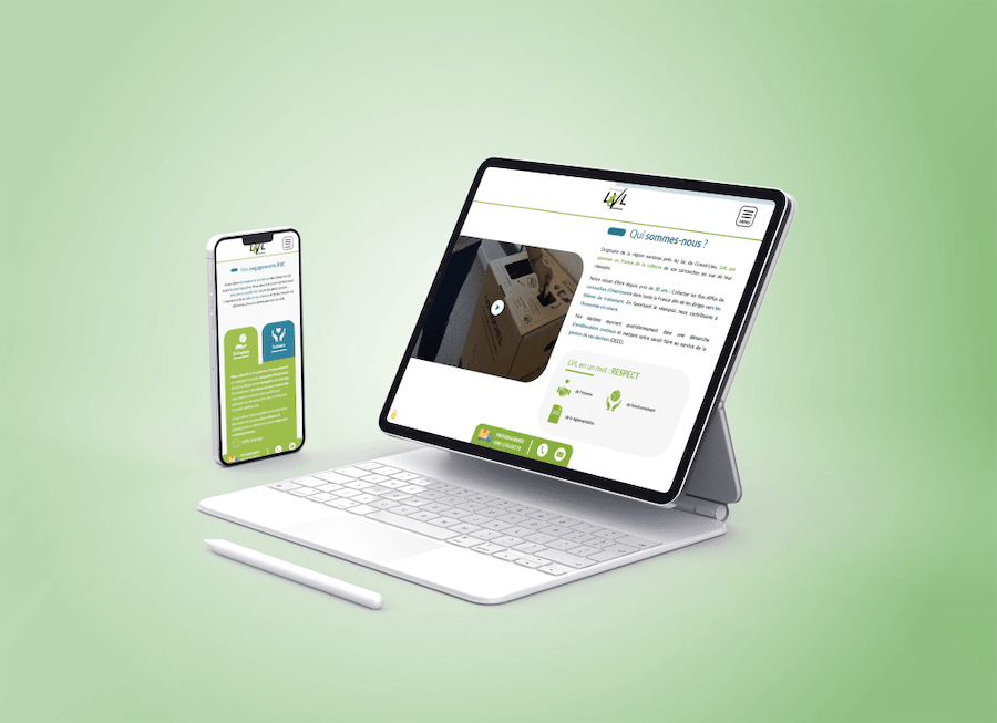 visuel mobile ordi -site vitrine wordpress- réalisation AE2